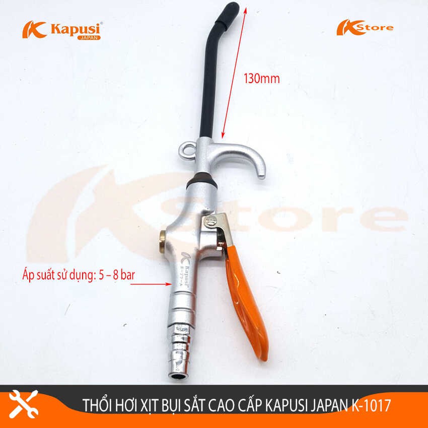 Xịt Bụi Sắt Cao Cấp Kapusi Japan K-1017, Xì Khô Thổi Hơi Nhật Bản