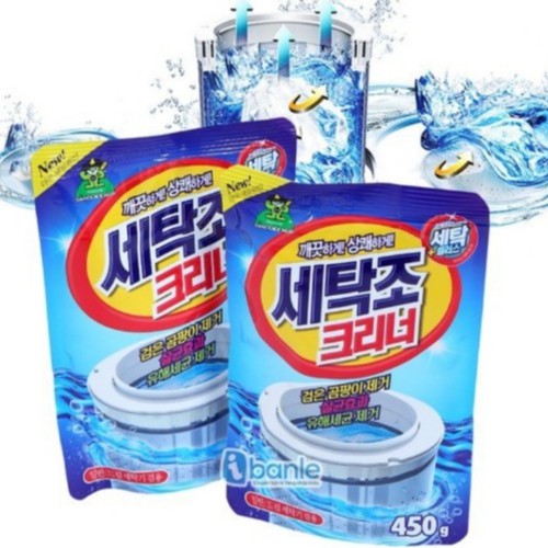 Bột tẩy vệ sinh lồng máy giặt Hàn Quốc Sandokkaebi 450g