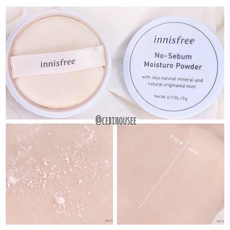 Phấn phủ Innisfree No-Sebum Powder