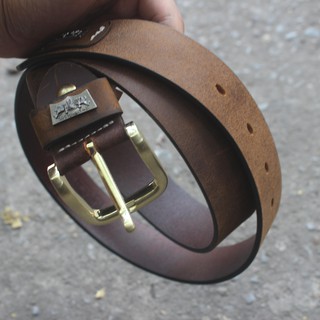 Thắt lưng da bò sáp nguyên tấm cao cấp