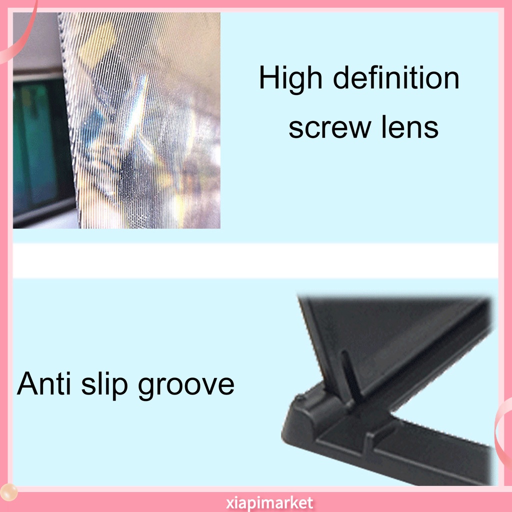 Kính Phóng Đại Màn Hình Cong 12 Inch 3D Gấp Gọn Tiện Dụng Cho Điện Thoại