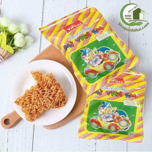 10 gói mì trẻ em - mì ăn sống