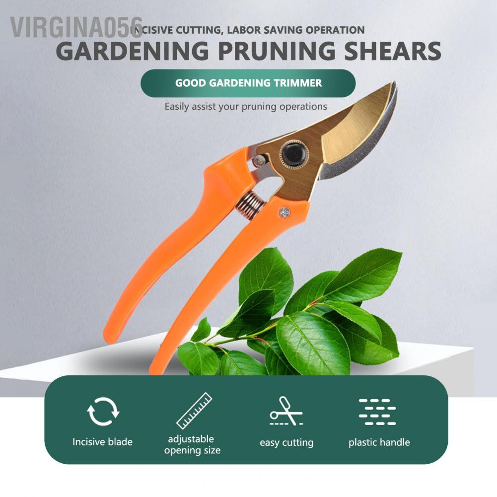 Virgina056 Garden Hand Pruner Fast Cutting Grafting Fruit Branches Flower Trimming Tools for Branch