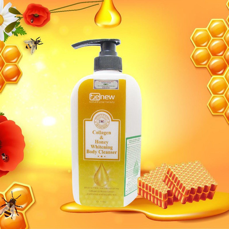 Sữa tắm nước hoa trắng da Hàn Quốc Benew Perfume Body Cleanser 500ml PB105