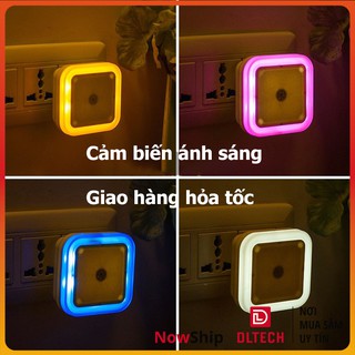 Đèn ngủ cảm ứng tự động tắt mở đèn ngủ vuông chất lượng cao lamp 216 DL TECH