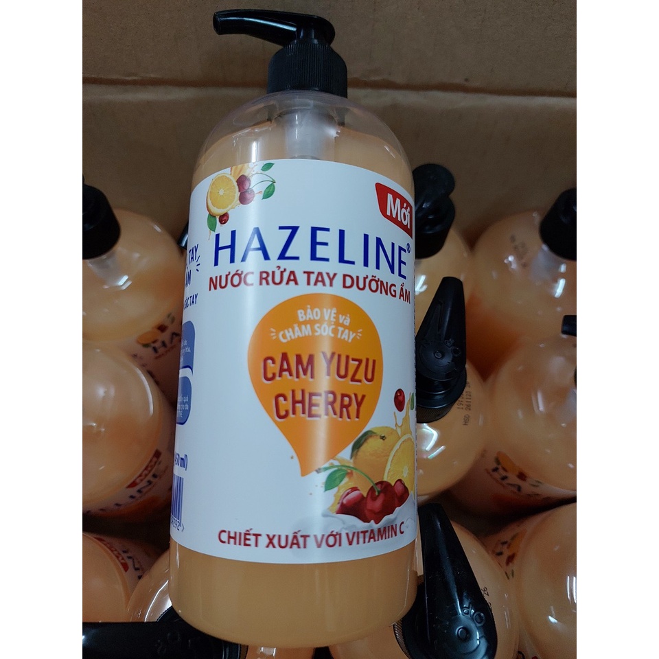 Nước rửa tay bảo vệ dưỡng ẩm Hazeline chai 450ml