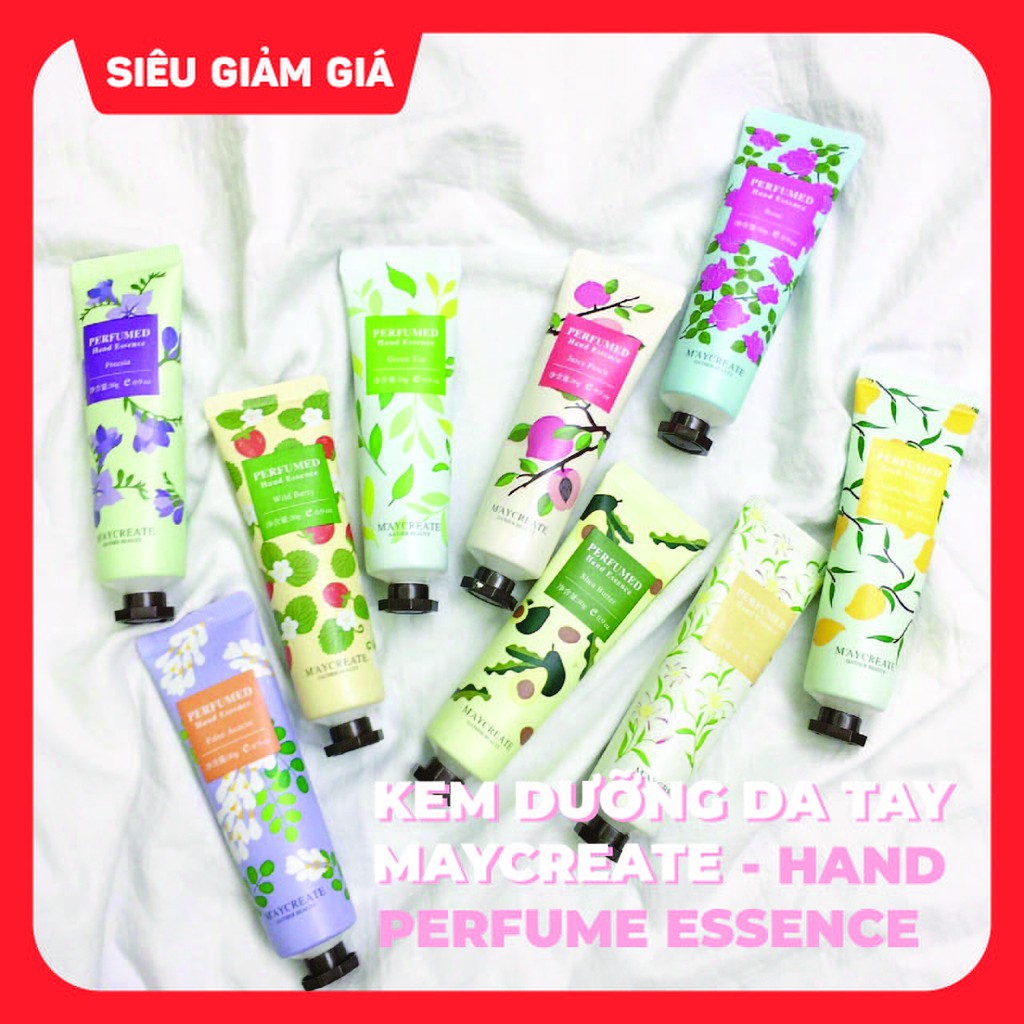 Kem dưỡng da tay Maycreate, dưỡng ẩm - Perfume Hand Essence, mềm mại và thơm (giao mùi ngẫu nhiên) - Lamy Beauty Store | BigBuy360 - bigbuy360.vn