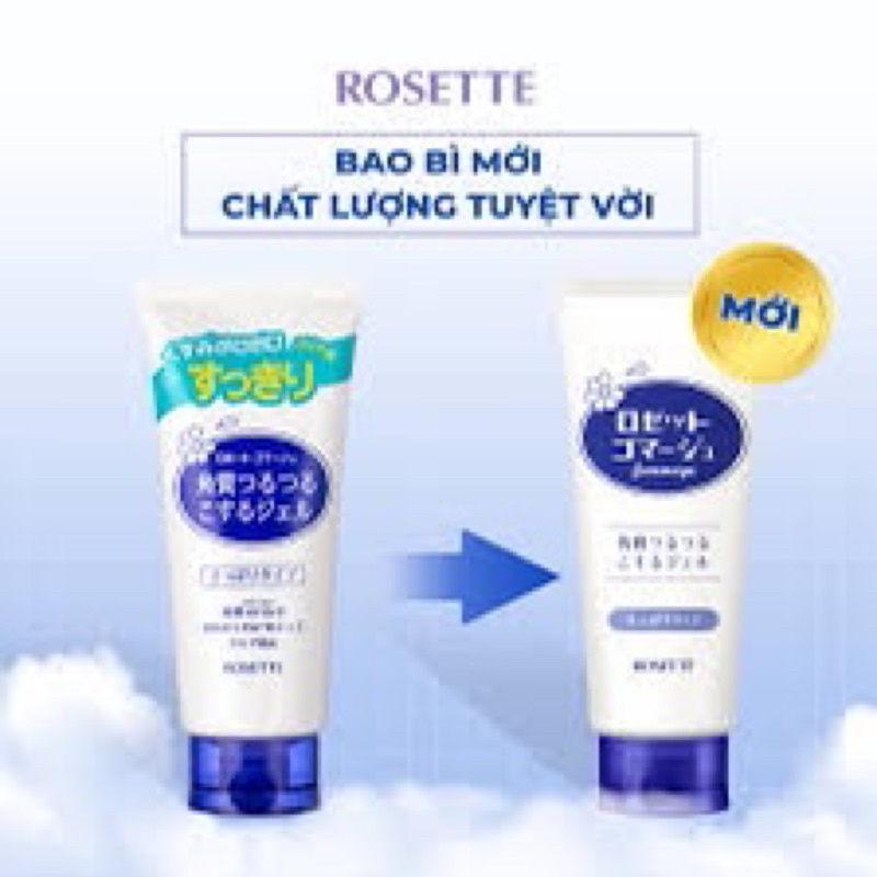 TẨY DA CHẾT NHẬT BẢN ROSETTE 120g