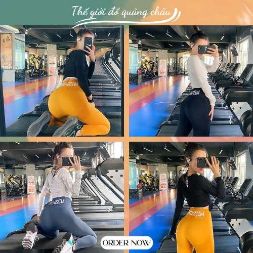 Quần Tập GYM YOGA ,Hàng Quảng Châu Cao Cấp ,Vải Dệt Kim,Thâm Hút Mồ Hôi Tốt (QT2)