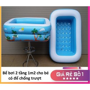 Bể bơi phao cho bé 1m2 2 tầng