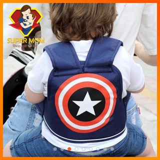 [CAO CẤP] Đai Xe Máy Phản Quang cho bé an toàn chắc chắn giúp cố định tư thế cho bé khi đi xe đạp xe máy