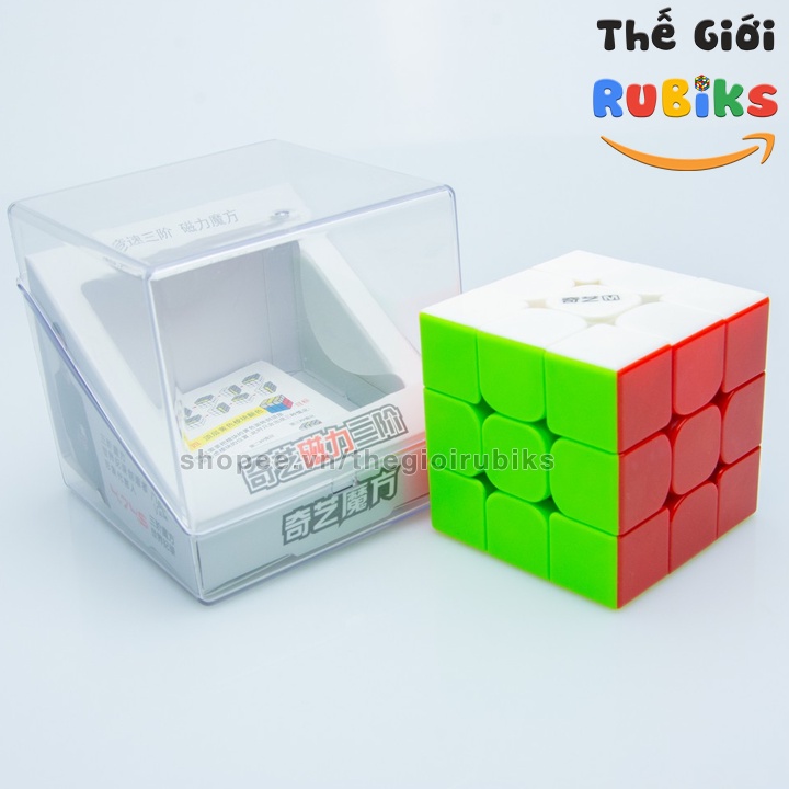 Rubik QiYi MS 3x3 Magnetic Có Nam Châm. Khối Lập Phương Rubic 3x3x3 3 Tầng Đồ Chơi Thông Minh