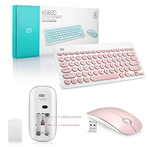 Bộ Phím Chuột Không Dây Siêu Mỏng Forter ik6620