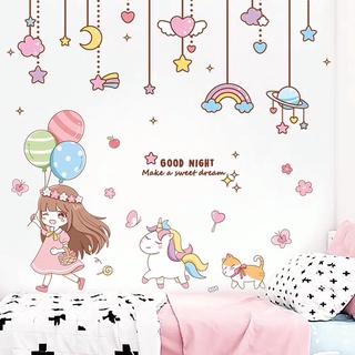 Decal dán tường Pink Girl siêu hot