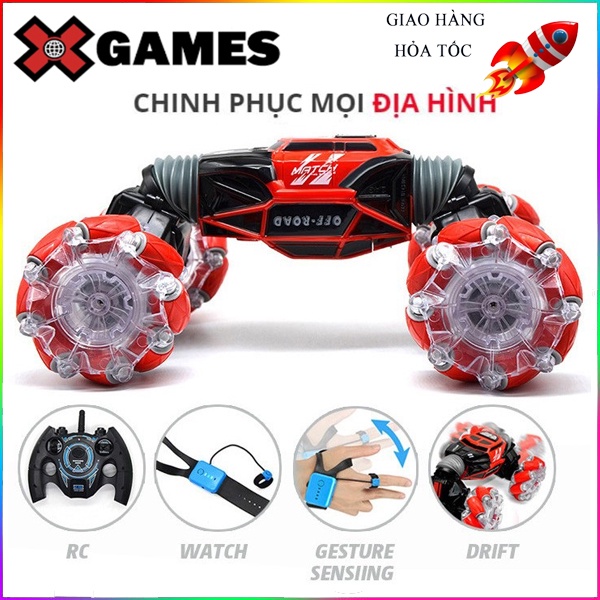 ⚡Hỏa Tốc 2H⚡Ô tô đồ chơi, xe oto điều khiển từ xa cho bé, ô tô biến hình 360 điều khiển bằng cử chỉ tay và remote từ xa