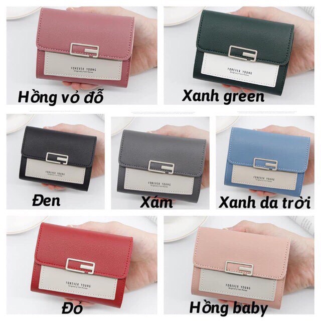 Ví bóp da forever young ngắn siêu hot 2019 | BigBuy360 - bigbuy360.vn