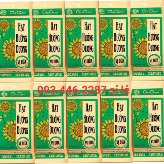 COMBO 10 TÚI CHACHEER VỊ DỪA 130G [DATE: 17.01.2021]