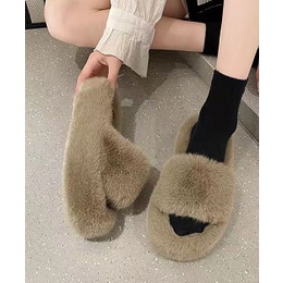 Dép Bông Đi Trong Nhà Đế Dày Mềm Mại 4.5cm 2022 Thời Trang Hàn Quốc 3 Màu Tùy Chọn