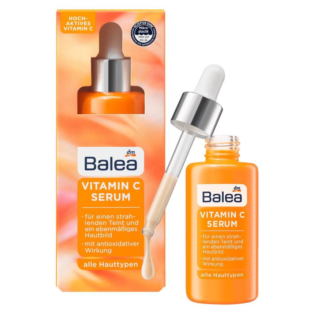 Serum sáng da Balea Vitamin C -⚡HÀNG ĐỨC⚡ 30ML -Mang lại cho làn da vẻ tươi sáng và rạng rỡ mới