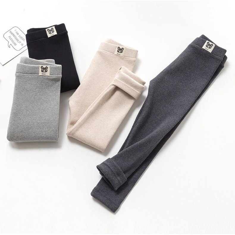 Quần legging cho bé gái (12-34kg), chất vải thun tăm cao cấp, mềm mịn, ấm áp