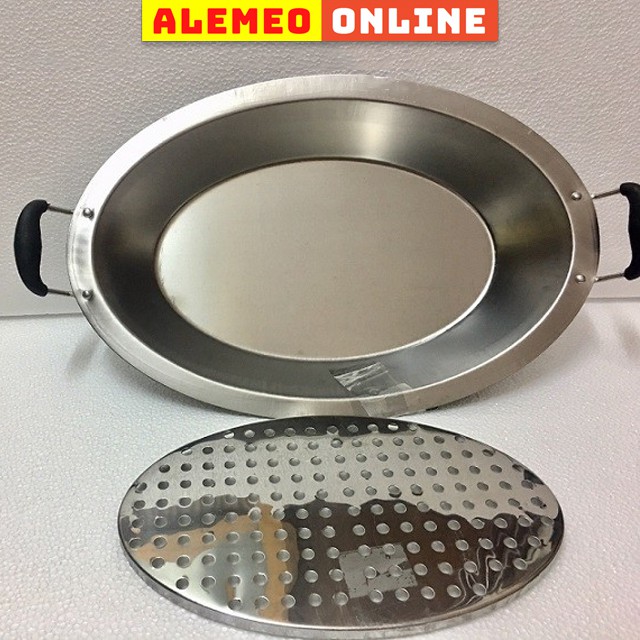 Nồi lẩu cá chép om dưa, khay om cá inox cao cấp đa năng chống khê, chống cháy - Alemeo Online