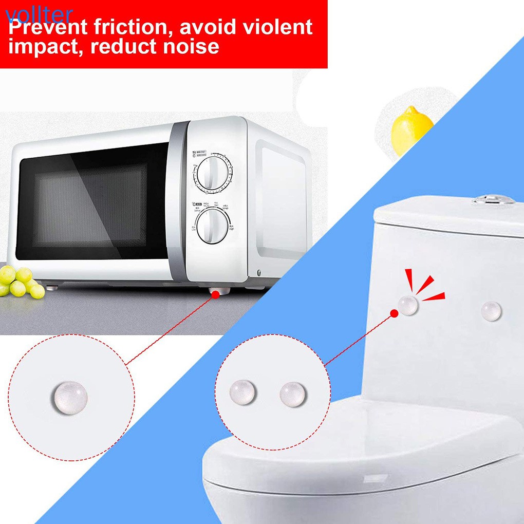 Bộ 160 Miếng Đệm Cao Su Dán Cửa Tủ Chống Va Chạm Ti