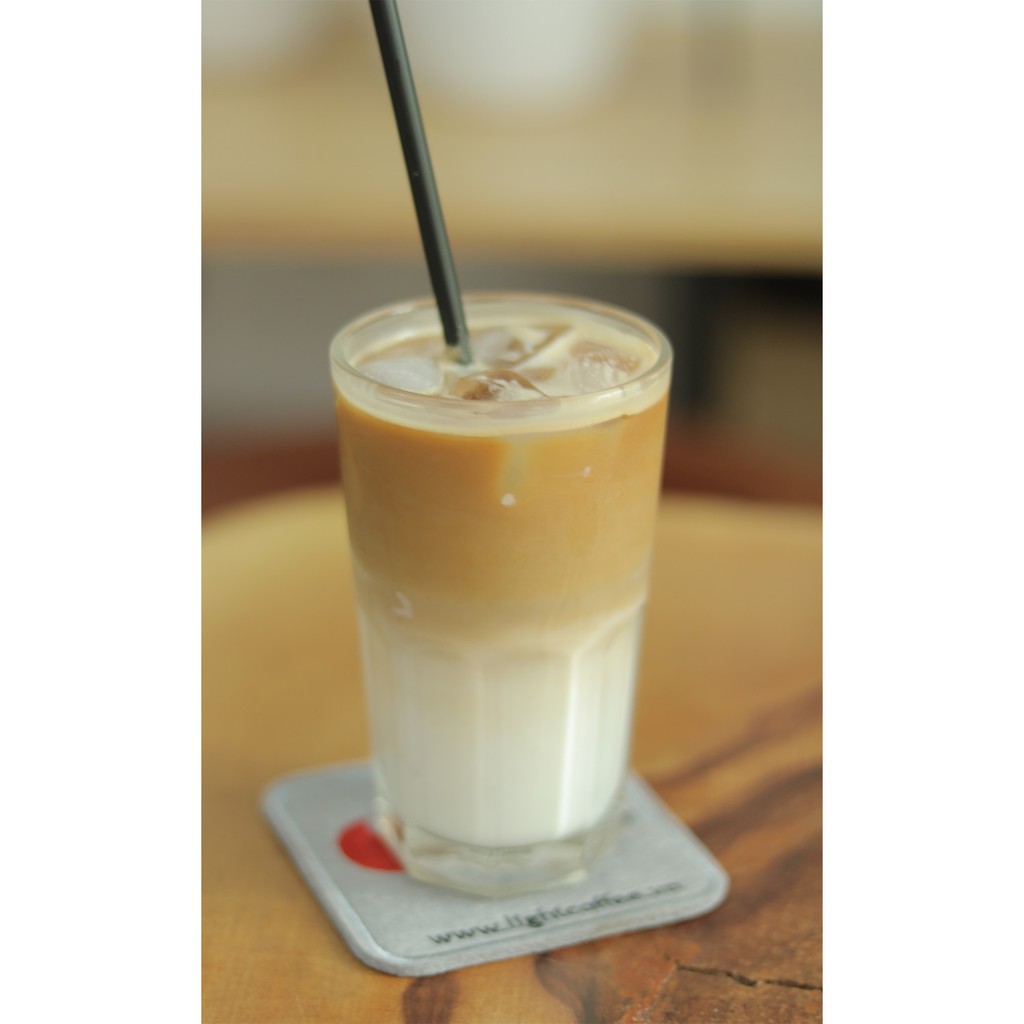 Lót ly vải nỉ - Light Coffee