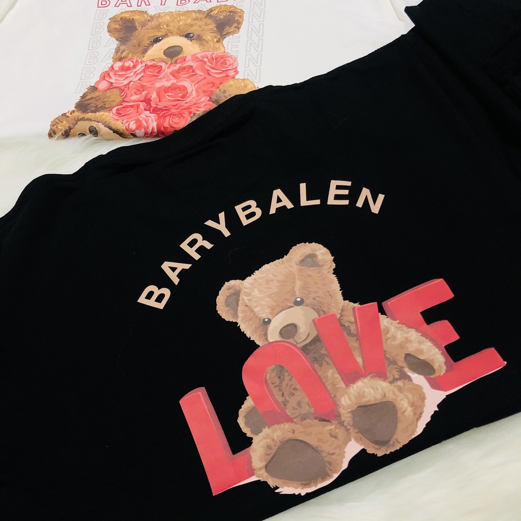 Hình ủi áo - decal ủi áo hình Gấu Teddy Love
