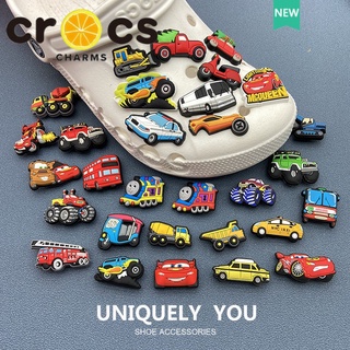 Image of crocs jibbitz charms Button Cartoon Car Motorcycle Decoration Pattern for Shoes Decorative Buckle Flower Fashion Accessories