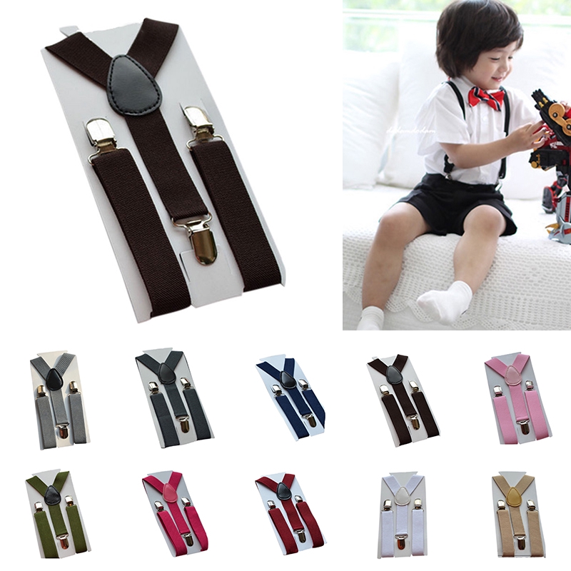 Đai đeo quần chữ Y 2.5cm thời trang cho bé trai