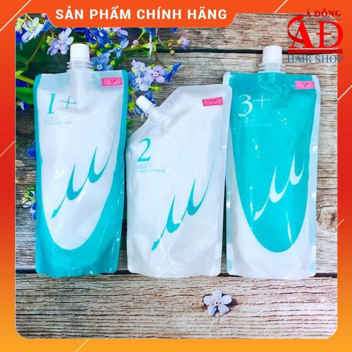 [+Tặng mũ trùm] BỘ PHỤC HỒI 3 BƯỚC 123+ MILBON GRANDKAGE TÓC THƯỜNG NEW 600G*3