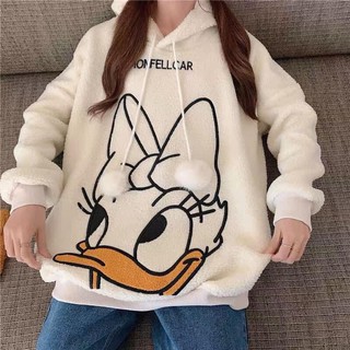 Áo hoodie nữ nỉ bông-áo nỉ lông vịt - áo hoodie unisex trắng chất nỉ dày dặn có mũ - áo nỉ siêu hot