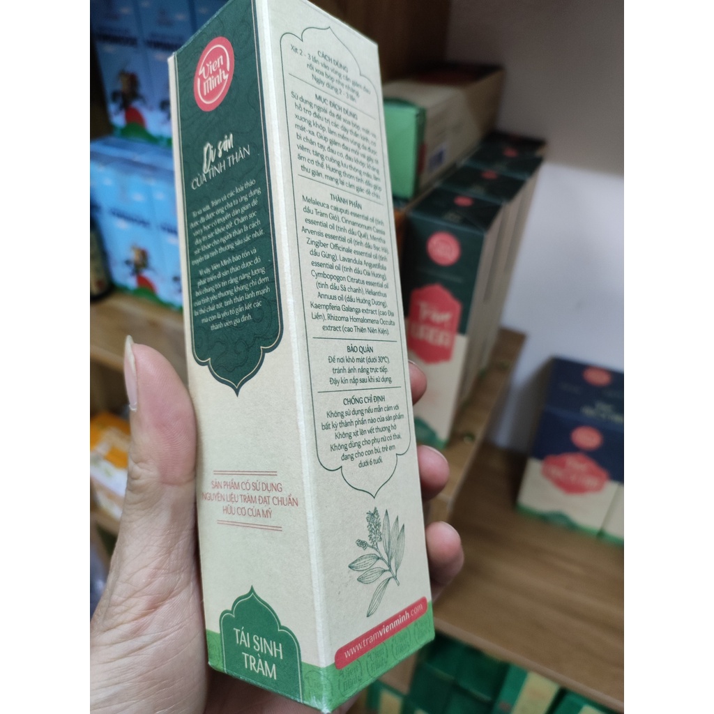 Tràm VAGA 50ml Tinh dầu massage giảm đau vai gáy, giảm căng cơ