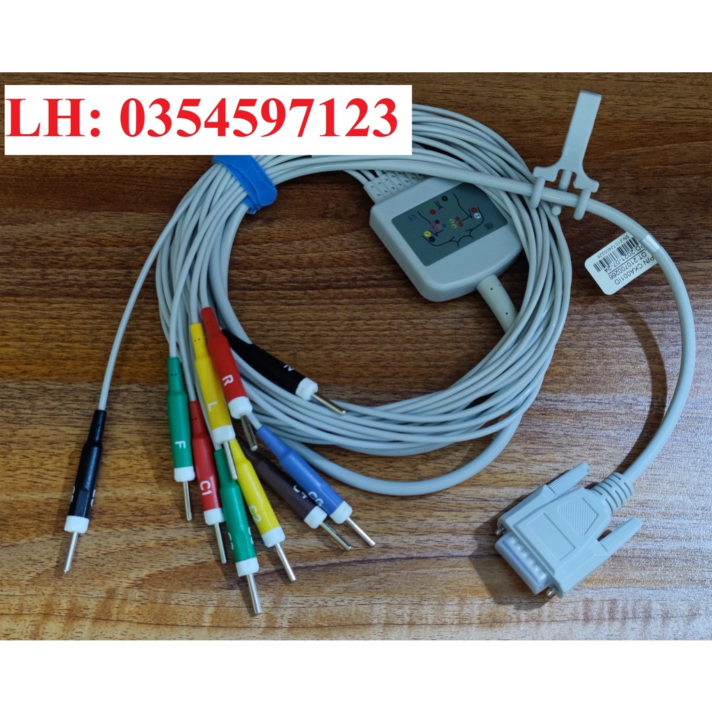 Cáp điện tim BIOCARE ECG-101, ECG-101G,ECG-300,ECG-300G,ECG-1200, ECG-9803