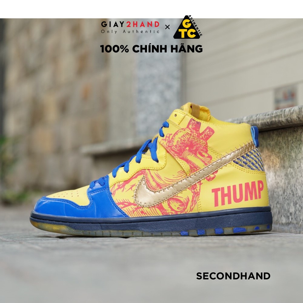Giày Thể Thao NIKE SB DUNK HIGH DOERNBECHER 579603-740 GIÀY CŨ CHÍNH HÃNG