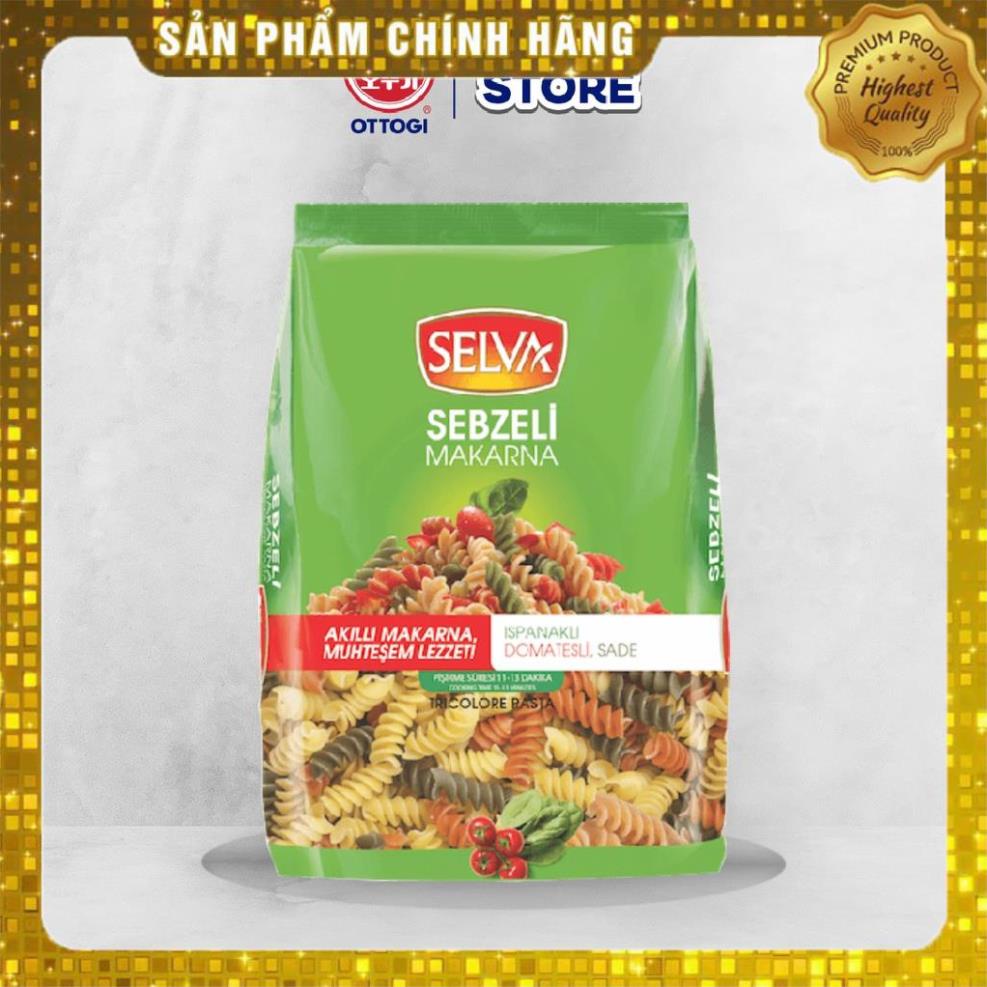 Nui xoắn rau củ Selva 350g