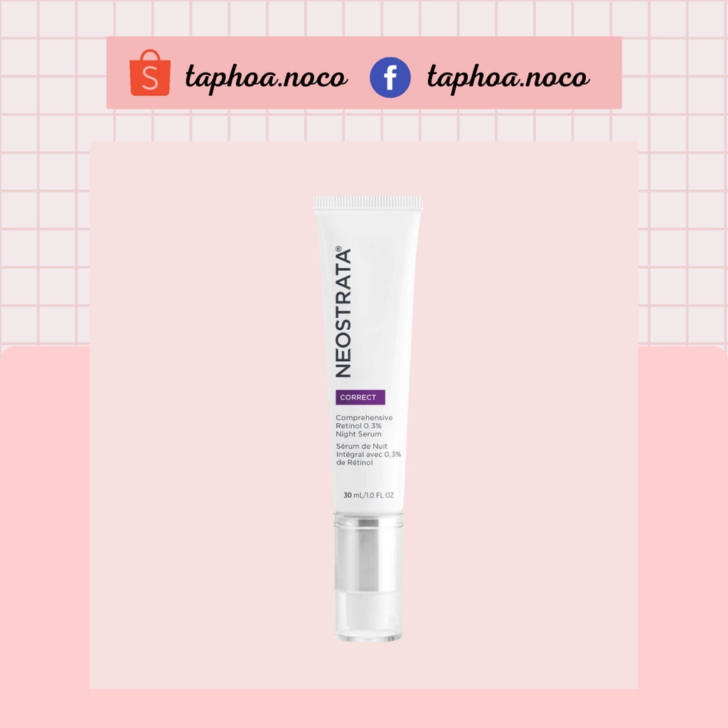 Serum chống lão hóa, giảm sắc tố da Neostrata Comprehensive Retinol 0.3% Night Serum 30ml