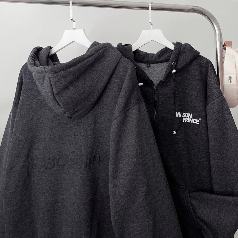[sẵn] Áo Khoác Zip Kéo Nam Nữ MASON PQK