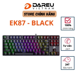 Mua Bàn phím cơ Gaming DAREU EK87 - Black (MULTI-LED  Blue/ Brown/ Red D switch) - Led nhiều màu
