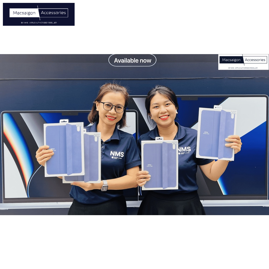 Bao da chính hãng Smart Folio cho iPad Air (5th generation) - English Lavender (Màu tím oải hương) (Cái) MNA63FE/A