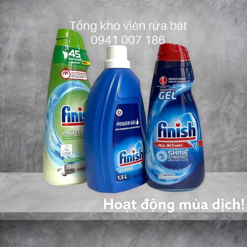 Gel rửa bát Finish - dùng cho máy rửa bát