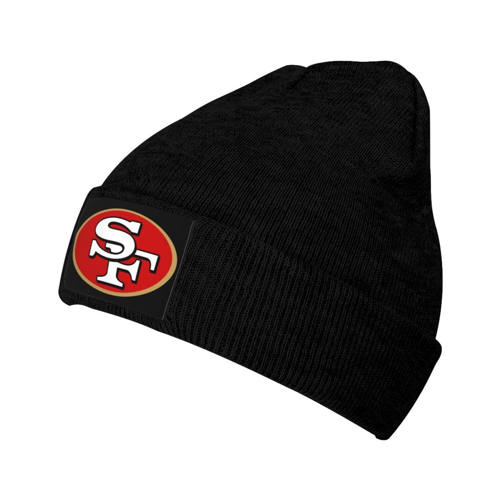 San Francisco 49ers Logo NFL Phong Cách Hàn Quốc Mũ Len Mềm Mũ Dệt Kim Mũ Len Mũ Len Mũ Len Trơn Mũ 