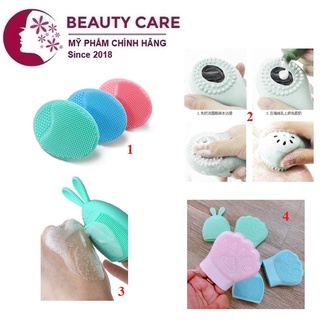Miếng rửa mặt - Dụng Cụ Rửa Mặt Silicon Massage Mặt