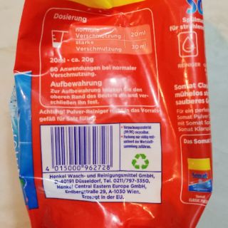 2 Bột SOMAT 1,2kg NK Đức cho máy rửa chén bát
