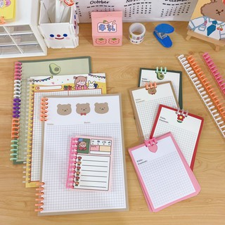 Vòng Gắn Kết Bằng Nhựa Cho Giấy Khổ A5/B5/A4 20/26/30 Lỗ