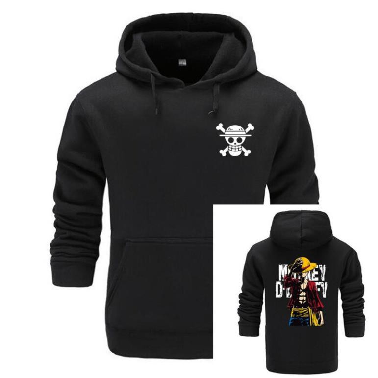 Áo Hoodie OnePiece Thời Trang 3d danh cho nam áo cực chất, tặng kèm bịt mặt