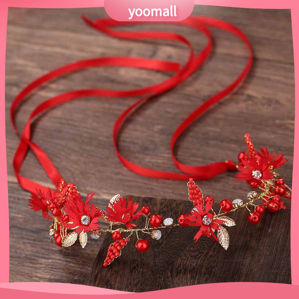 Băng Đô Cài Tóc Đính Hoa Dùng Trang Trí Cho Nữ