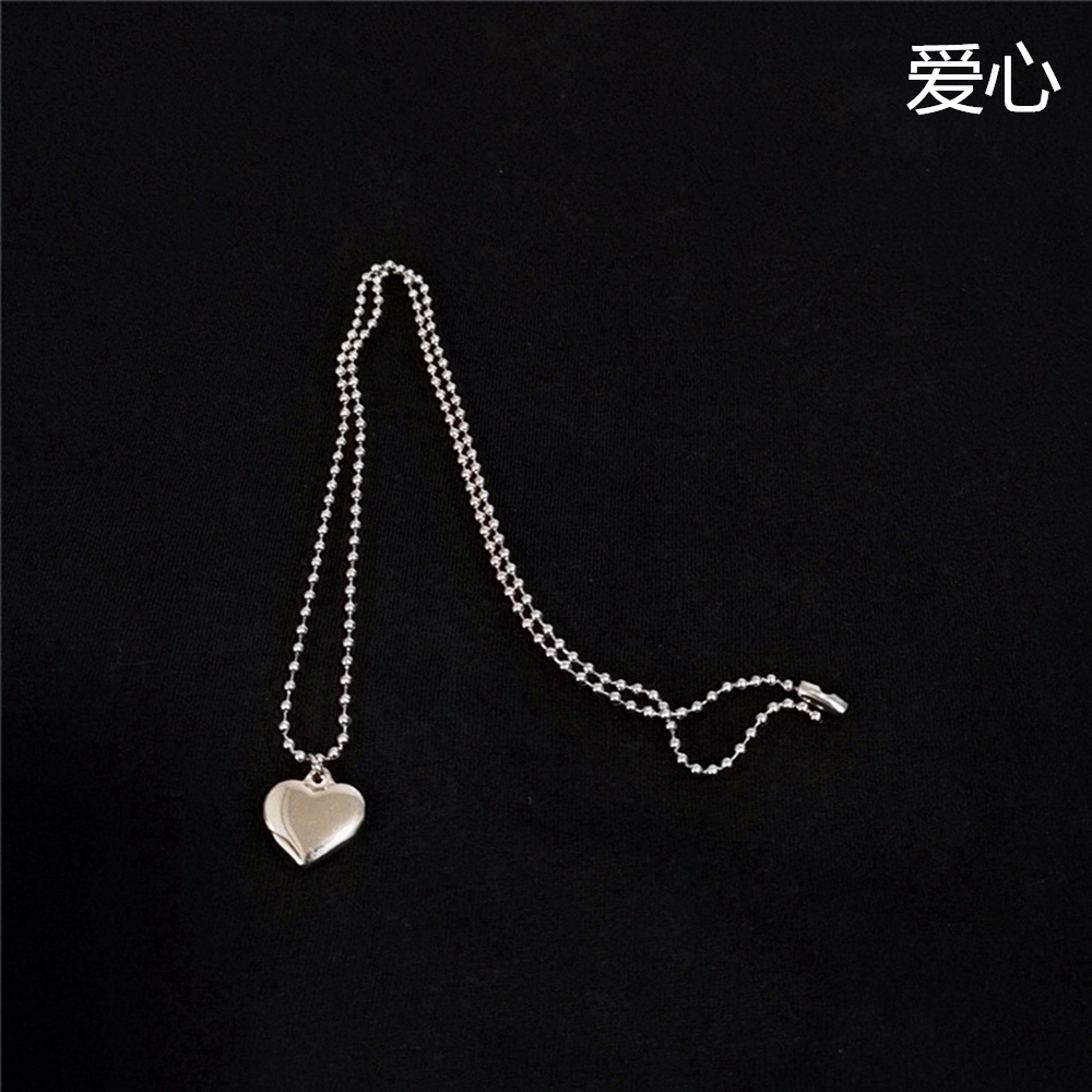 Dây chuyền mặt hình hoa trái tim phong cách Hàn Quốc thời trang cho nữ