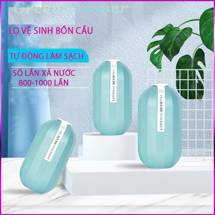 lọ vệ sinh bồn cầu, lọ thả bồn cầu công nghệ nhật bản, giúp diệt khuẩn khử mùi, cho 800-1000 lần xả nước