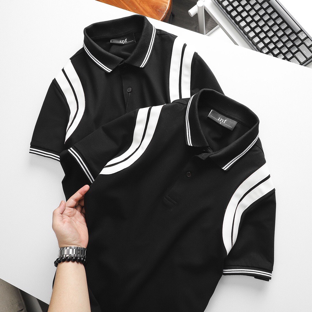 Áo Thun POLO Nam Nữ Cổ Bẻ GVC Vải Cá Sấu Cotton Kháng Khuẩn, Chống Nhăn Thoáng Mát.